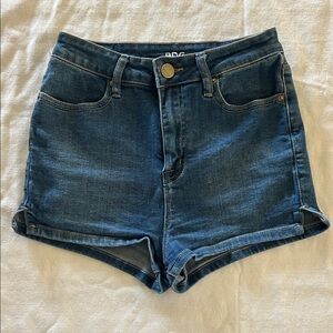 BDG Dark Blue Jean Shorts